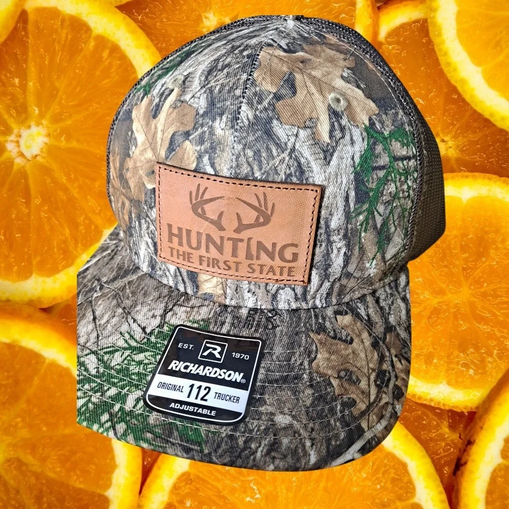 Richardson 112 Trucker Hat Realtree Edge Camo Hunting The First State